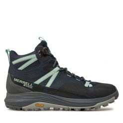 Trekkingi Merrell. Niebieskie buty trekkingowe Merrell, z gore-texu, bez zapięcia. Za 799.99 zł.