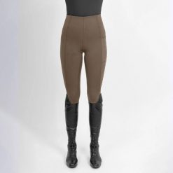 Damskie legginsy jeździeckie z pełną przyczepnością Easy Rider Livia. Czerwone legginsy EASY RIDER, bez wzorów, z materiału, eleganckie. Za 304.50 zł.