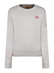 Geographical Norway Sweter w kolorze szarym rozmiar: L. Szare swetry Geographical Norway, l, bez wzorów, bez ramiączek. Za 114.44 zł.