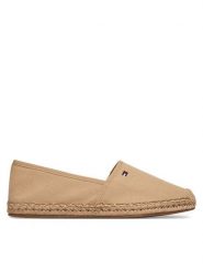 Tommy Hilfiger Espadryle Flag Canvas Espadrille FW0FW08541 Beżowy. Brązowe espadryle Tommy Hilfiger, bez wzorów, z materiału, bez obcasa. Za 249.99 zł.