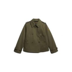 Płaszcz damski Superdry Trench. Zielone płaszcze Superdry, l, bez wzorów, eleganckie, bez kaptura. Za 583.50 zł.