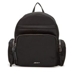Plecak JENNY. Czarne plecaki Jenny, bez wzorów, bez dodatków. Za 149.99 zł.
