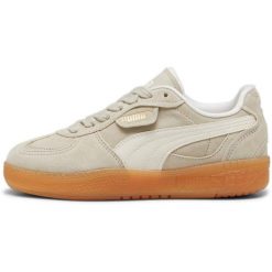 Buty damskie sportowe platformy Puma PALERMO MODA XTRA GUM WNS. Brązowe buty treningowe Puma, bez wzorów, z gumy, bez zapięcia, trekkingowe. Za 338.60 zł.