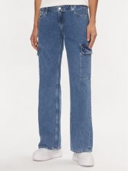 Calvin Klein Jeans Jeansy J20J223688 Niebieski Baggy Fit. Niebieskie jeansy Calvin Klein Jeans, bez wzorów, z bawełny. Za 359.99 zł.