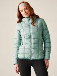 Regatta Kurtka pikowana "Asper" w kolorze miętowym rozmiar: 34. Zielone kurtki Regatta, bez wzorów, bez kaptura. Za 201.08 zł.