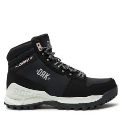 Trapery Dorko. Czarne traperki Dorko, bez wzorów, bez obcasa, bez zapięcia. Za 279.99 zł.