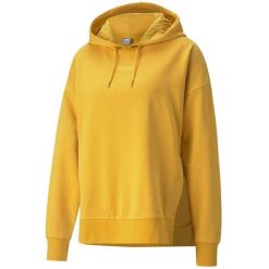 Bluza Z Kapturem Damska TR. Żółte bluzy z kapturem Puma, m, bez wzorów, z kapturem. Za 209.99 zł.