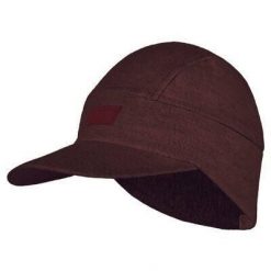 Czapka dla dorosłych Buff Pack Merino Wool Fleece Cap. Brązowe czapki z daszkiem Buff, bez wzorów, z bawełny. Za 174.90 zł.