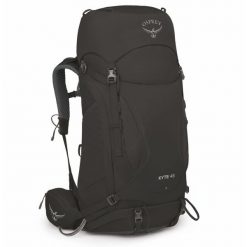 Plecak trekkingowy damski Osprey Kyte. Czarne plecaki Osprey, bez wzorów, bez dodatków. Za 936.15 zł.