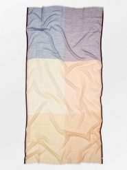 Becksöndergaard Wełniany szal w kolorze żółto-niebieskim - 200 x 100 cm rozmiar: onesize. Niebieskie szaliki i kominy Becksöndergaard, bez wzorów, z materiału. Za 217.99 zł.