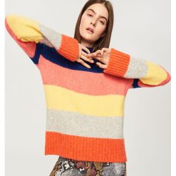Sweter z domieszką alpaki - Niebieski. Swetry marki INESIS. W wyprzedaży za 59.99 zł.