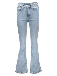 Pepe Jeans Dżinsy "Dion" - Flare fit - w kolorze błękitnym rozmiar: W29/L32. Niebieskie jeansy Pepe Jeans, l, z aplikacjami, z jeansu, klasyczne, z podwyższonym stanem. Za 189.29 zł.