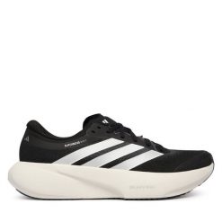Buty do biegania adidas. Czarne buty do biegania adidas, bez wzorów, bez zapięcia, do biegania. Za 649.99 zł.