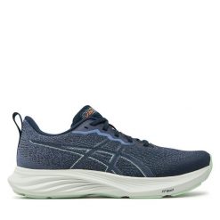 Buty do biegania Asics. Niebieskie buty do biegania ASICS, bez wzorów, bez zapięcia, do biegania. Za 349.99 zł.