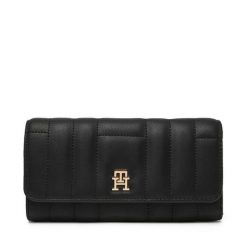 Portfel Tommy Hilfiger. Czarne portfele Tommy Hilfiger, bez wzorów. Za 239.99 zł.