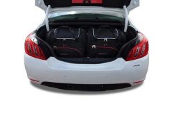 Torby Do Bagażnika Peugeot 508 Limousine 2011-2014 5Szt Kjust. Czarne torby podróżne KJUST, bez wzorów, z kauczuku. Za 1,512.00 zł.
