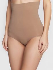 SPANX Bielizna modelująca dolna Higher Power Power Collection 2746 Beżowy. Brązowa bielizna modelująca Spanx, bez wzorów, z syntetyku. Za 229.99 zł.