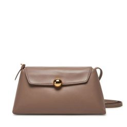 Torebka Furla. Brązowe listonoszki Furla, bez wzorów, bez dodatków. Za 1,009.00 zł.