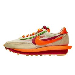 Buty do chodzenia dla dorosłych Nike LD Waffle Sacai Clot Net Orange Blaze. Brązowe buty do biegania Nike, bez wzorów, z meshu, bez zapięcia, do biegania. Za 1,740.91 zł.