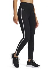 Under Armour Legginsy sportowe "Motion Piped" w kolorze czarnym rozmiar: L. Czarne legginsy Under Armour, bez wzorów, z materiału, sportowe. Za 150.02 zł.