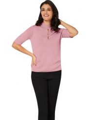 WITT WEIDEN Sweter w kolorze jasnoróżowym rozmiar: 46. Różowe swetry WITT WEIDEN, bez wzorów, prążkowane, bez ramiączek. Za 56.93 zł.