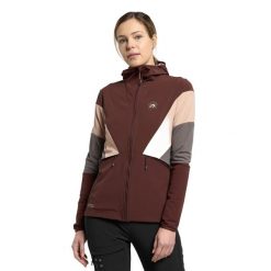 Kurtka softshell damska Maloja W'S GeraniumM. Brązowe kurtki przejściowe sportowe Maloja, m, bez wzorów, z softshellu, bez kaptura. Za 479.99 zł.