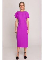 Stylove Sukienka w kolorze fioletowym rozmiar: XL. Różowe sukienki Stylove, xl, bez wzorów, bez kołnierzyka, bez ramiączek, maxi. Za 247.45 zł.