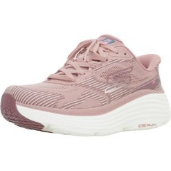 Buty SKECHERS MAX CUSHIONING ENDEAVOUR Rose. Czerwone buty trekkingowe Skechers, z syntetyku, bez zapięcia. Za 429.99 zł.