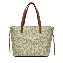 Torebka TOUS. Brązowe shopper bag tous, bez wzorów, bez dodatków. Za 1,099.00 zł.