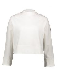 ON RUNNING Bluza w kolorze białym rozmiar: L. Białe bluzy On Running, l, bez wzorów, bez kaptura. Za 180.91 zł.