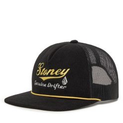 Czapka z daszkiem Volcom. Czarne czapki z daszkiem Volcom, bez wzorów. Za 99.99 zł.