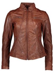 7eleven Skórzana kurtka "Renia" w kolorze karmelowym rozmiar: 44. Brązowe kurtki 7eleven, bez wzorów, ze skóry, bez kaptura. Za 520.45 zł.