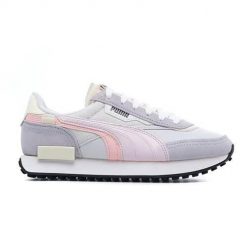Buty do chodzenia damskie Puma Future Rider Displaced. Fioletowe buty treningowe Puma, bez wzorów, z materiału, bez zapięcia, trekkingowe. Za 374.00 zł.