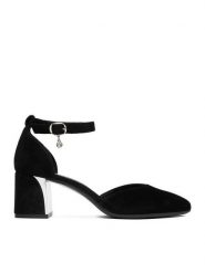 Lasocki Czółenka CEO-WB-UMI-03 Czarny. Czarne czółenka Lasocki, bez wzorów, ze skóry, bez obcasa, bez zapięcia. Za 229.99 zł.