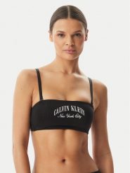 Calvin Klein Underwear Biustonosz top LV00QF8710 Czarny. Czarne topy Calvin Klein Underwear, l, bez wzorów, z bawełny, bez kołnierzyka, bez ramiączek. Za 189.99 zł.