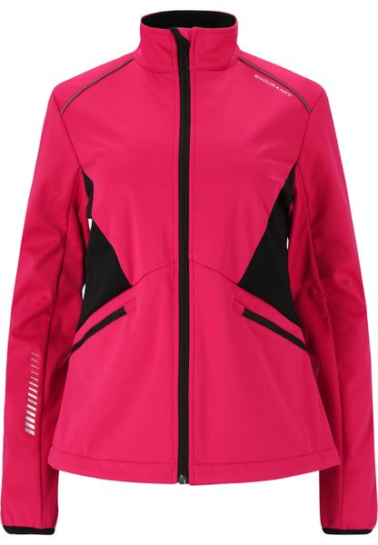 Damska kurtka softshellowa Endurance Loralei XCS. Niebieskie kurtki Endurance, bez wzorów, z materiału, eleganckie, bez kaptura. Za 272.50 zł.
