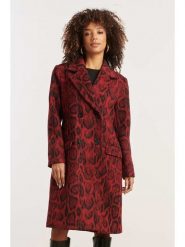 Smashed Lemon Płaszcz przejściowy w kolorze czerwonym rozmiar: XL. Czerwone płaszcze Smashed Lemon, xl, bez wzorów, bez kaptura. Za 252.99 zł.