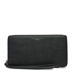 Duży Portfel Damski Gianni Chiarini. Czarne portfele Gianni Chiarini, bez wzorów. Za 379.99 zł.