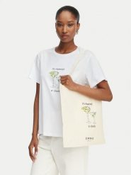 Marella T-Shirt Gola 2615971072 Écru Regular Fit. Białe t-shirty Marella, xxl, bez wzorów, z bawełny, bez kołnierzyka, bez ramiączek. Za 329.99 zł.