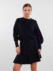 YAS Kardigan 26030699 Czarny Regular Fit. Czarne swetry YAS, xs, bez wzorów, z wiskozy, bez ramiączek. Za 199.99 zł.