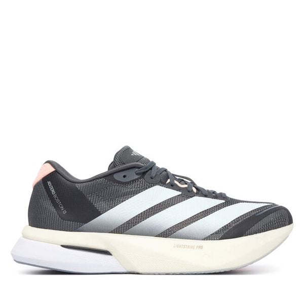 Buty do biegania adidas. Szare buty do biegania adidas, bez wzorów, bez zapięcia, do biegania. Za 699.99 zł.