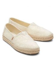 TOMS Espadryle w kolorze kremowym rozmiar: 37,5. Brązowe espadryle TOMS, bez wzorów, bez obcasa. Za 129.95 zł.