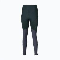 Legginsy do biegania damskie Mizuno Tech Thermal Charge Long. Czarne legginsy Mizuno, bez wzorów, z materiału. Za 229.99 zł.