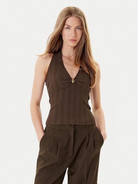 Marciano Guess Sweter 5YGR01 5875Z Brązowy Slim Fit. Brązowe swetry Marciano Guess, l, z aplikacjami, z wiskozy, bez ramiączek. Za 219.99 zł.