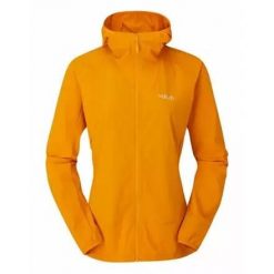 Kurtka softshell damska Rab Borealis. Brązowe kurtki przejściowe sportowe RAB, na wiosnę, xs, bez wzorów, z elastanu, bez kaptura, trekkingowe. Za 414.73 zł.