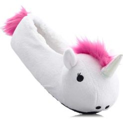 Kapcie "Jednorożec" bonprix biały. Baleriny marki bonprix. Za 21.99 zł.