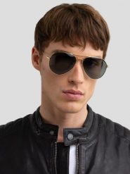 Okulary przeciwsłoneczne unisex czarne Relios 906. Czarne okulary przeciwsłoneczne BIG STAR, bez wzorów, szklane. W wyprzedaży za 69.99 zł.