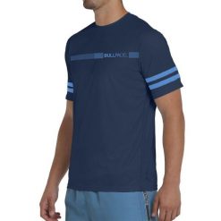Bullpadel Berro T-shirt. Niebieskie t-shirty bullpadel, bez wzorów, sportowe, bez kołnierzyka, bez ramiączek. W wyprzedaży za 151.45 zł.