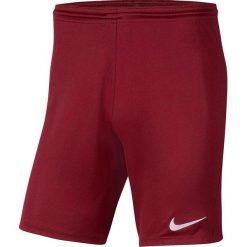 Spodenki dla dzieci Nike Dry Park III NB K bordowe BV6865 677. Brązowe szorty Nike, bez wzorów, sportowe. Za 59.00 zł.