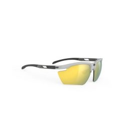 Okulary Rudy Project MAGNUS LIGHT GREY MATTE - MULTILASER YELLOW. Brązowe okulary przeciwsłoneczne Rudy Project, bez wzorów. Za 880.00 zł.